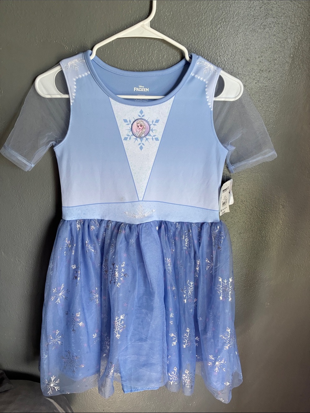 Disney Frozen Light Blue Sparkle Tulle Dress